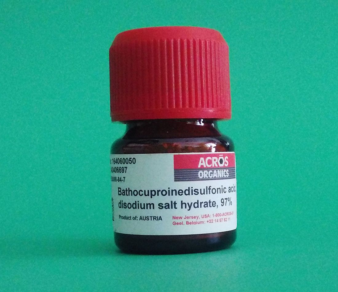 52698-84-7， 2,9-二甲基-4,7-二苯基-1,10-邻二氮杂菲二磺酸二钠 盐图片